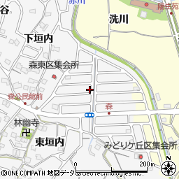 京都府亀岡市篠町森東垣内1-59周辺の地図