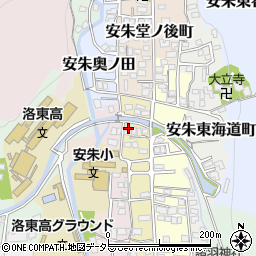 京都府京都市山科区安朱馬場ノ西町39-9周辺の地図