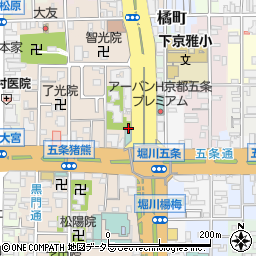 京都府京都市下京区柿本町620周辺の地図