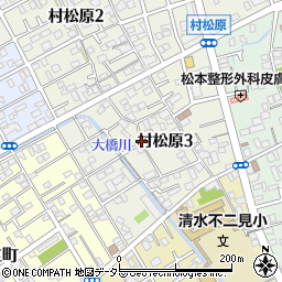 村松原25駐車場周辺の地図