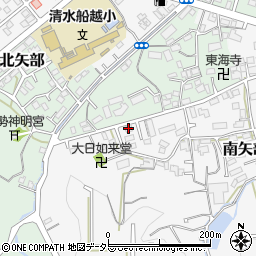 静岡県静岡市清水区南矢部636-8周辺の地図