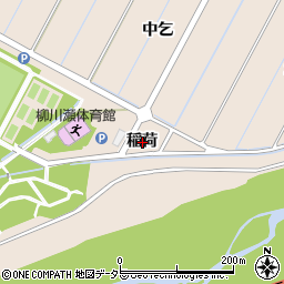 愛知県豊田市畝部東町稲荷周辺の地図