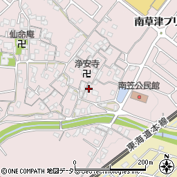 滋賀県草津市南笠町1211周辺の地図