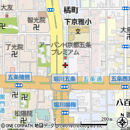 京都府京都市下京区小泉町103周辺の地図