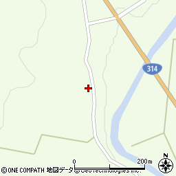 広島県庄原市東城町小奴可1468-4周辺の地図