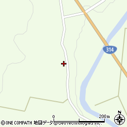 広島県庄原市東城町小奴可1468周辺の地図