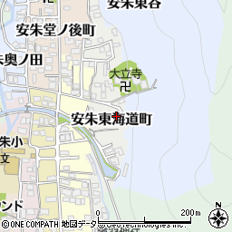 京都府京都市山科区安朱東海道町46周辺の地図