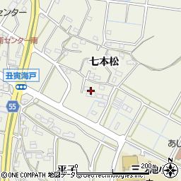 愛知県東海市加木屋町七本松45周辺の地図