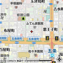 京都府京都市下京区坂東屋町270-12周辺の地図