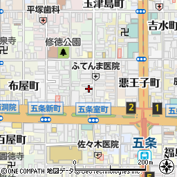京都府京都市下京区坂東屋町270-13周辺の地図