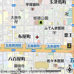 京都府京都市下京区材木町146周辺の地図