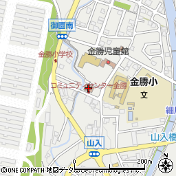コミュニティセンター金勝周辺の地図