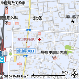 千葉県館山市北条周辺の地図