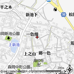 愛知県知多郡東浦町森岡一色畑46周辺の地図