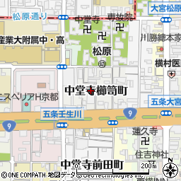 ＨＯＴＥＬ　ＡＭＡＲＡＮＴＨＵＳ京都五条周辺の地図