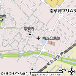 滋賀県草津市南笠町631周辺の地図