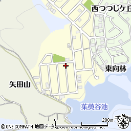 京都府亀岡市西つつじケ丘美山台2丁目周辺の地図