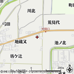 京都府亀岡市曽我部町犬飼地蔵又4周辺の地図