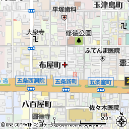 京都府京都市下京区材木町147-1周辺の地図
