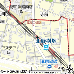 愛知環状鉄道株式会社　本社周辺の地図