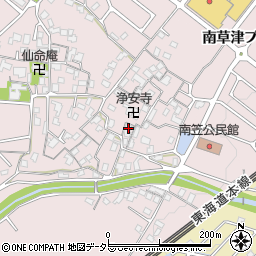 滋賀県草津市南笠町1198周辺の地図