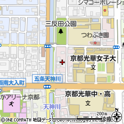 朝陽電気株式会社　京都営業所周辺の地図