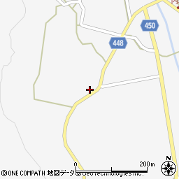 広島県庄原市東城町内堀1133周辺の地図