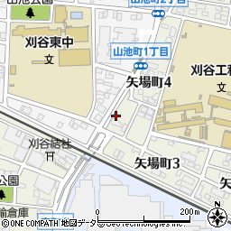 愛知県刈谷市矢場町4丁目309周辺の地図