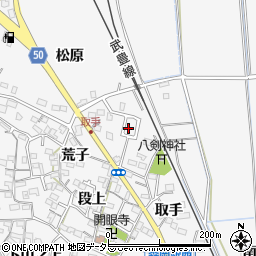 愛知県知多郡東浦町森岡取手186周辺の地図
