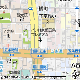 京都府京都市下京区小泉町101周辺の地図