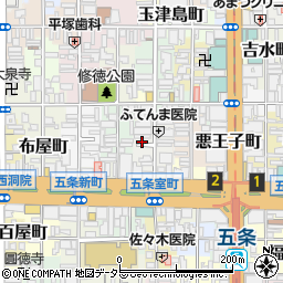 京都府京都市下京区坂東屋町270周辺の地図