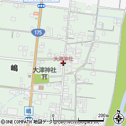 大津神社周辺の地図