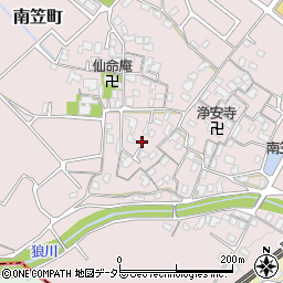 滋賀県草津市南笠町1163-1周辺の地図