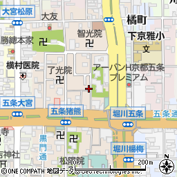 京都府京都市下京区柿本町583-21周辺の地図