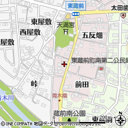 愛知県岡崎市東蔵前町火打山27周辺の地図