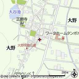 兵庫県西脇市大野344周辺の地図