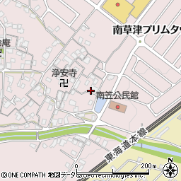 滋賀県草津市南笠町633-2周辺の地図