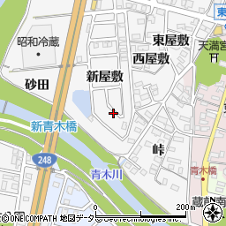 愛知県岡崎市西蔵前町新屋敷7周辺の地図