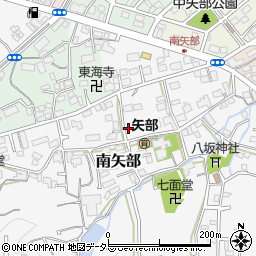 静岡県静岡市清水区南矢部608周辺の地図