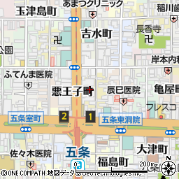 京都府京都市下京区玉屋町周辺の地図