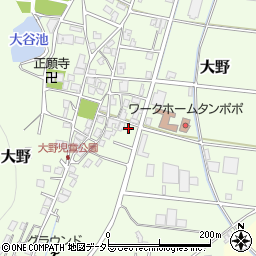 兵庫県西脇市大野244周辺の地図