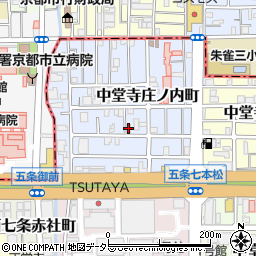Ａ下京区・ガス給湯器・風呂釜の修理・取替　２４Ｘ３６５安心受付センター周辺の地図