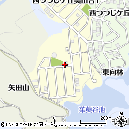 京都府亀岡市西つつじケ丘美山台周辺の地図