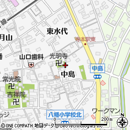 愛知県知多市八幡周辺の地図