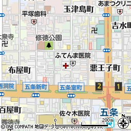 京都府京都市下京区坂東屋町269周辺の地図