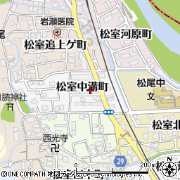 京都府京都市西京区松室中溝町32-9周辺の地図