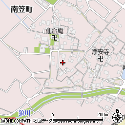 滋賀県草津市南笠町1163周辺の地図