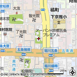 京都府京都市下京区柿本町682-1周辺の地図