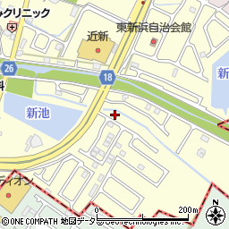 滋賀県草津市新浜町491-30周辺の地図