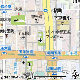 日蓮宗瑞雲院周辺の地図